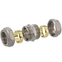 Brass compression fitting