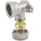 Brass compression fitting with flange x female thread