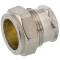 Brass adapter compression fitting x female thread 18mm x 1/2"