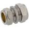 Brass reducing compression fitting 18 x 15mm