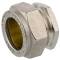 Brass end cap compression fitting