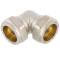 Brass elbow 90° compression fitting 15 x 15mm