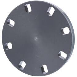 U-PVC blank flange 125mm