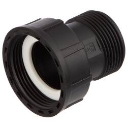 PP female/male threaded socket with nut