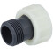 PP female/male threaded socket with nut