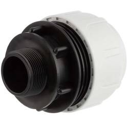BD FAST PP Klemmkupplung f&uuml;r Saug-/Druckschlauch Aussengewinde x Klemme 25mm x 1"