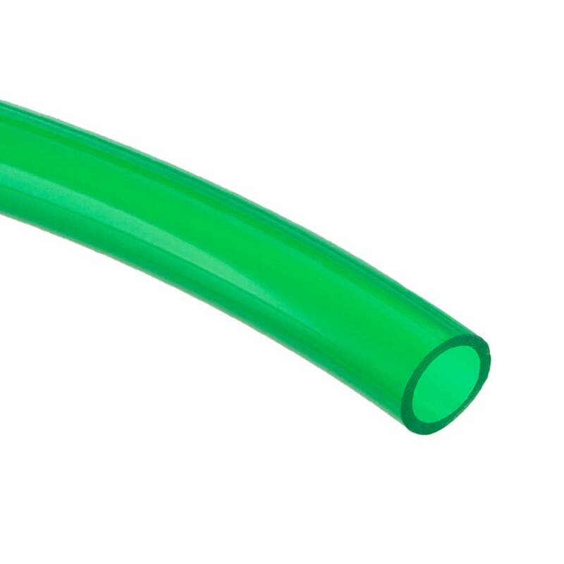 PVC hose green/trasparent