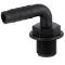 Portagomma curvo 90 con filetto maschio, in PP, 1/2" x 13mm