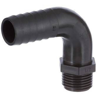 PP-Schlauchtülle 90° Aussengewinde x Tülle 1/2" x 20mm