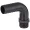 PP elbow 90° hose tail with male thread