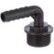 Portagomma curvo 90 con filetto maschio, in PP, 3/4" x 12mm