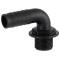 Portagomma curvo 90 con filetto maschio, in PP, 3/4" x 20mm