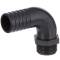 Portagomma curvo 90 con filetto maschio, in PP, 3/4" x 25mm