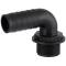 Portagomma curvo 90 con filetto maschio, in PP, 1 1/4" x 32mm