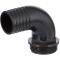 Portagomma curvo 90 con filetto maschio, in PP, 1 1/2" x 40mm