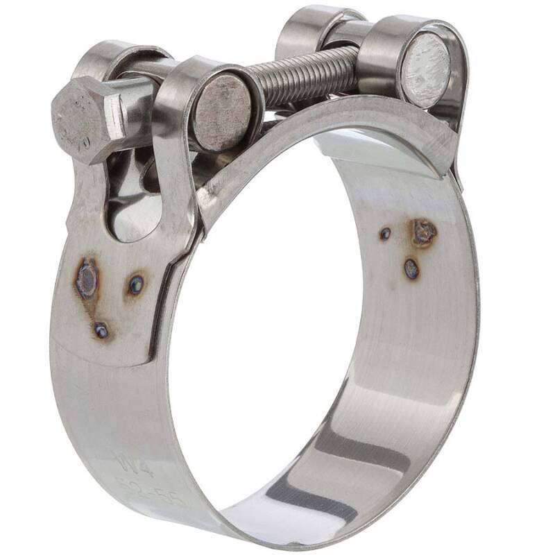 GEKA Gelenkbolzenschelle W4 Edelstahl – Spannbereich 68–73 Mm, Bandbreite 24 Mm, Vibrationssicher