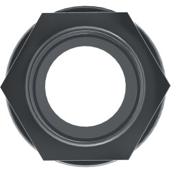 U-PVC male threaded union with hose nozzle 3/8" x 16mm