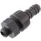 U-PVC male threaded union with hose nozzle 1/2" x 18mm