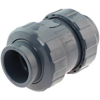 U-PVC solvent check valve with nuts - WRAS for drinking water