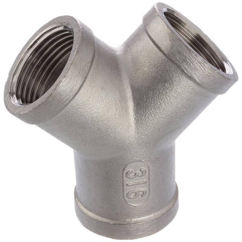 Edelstahl V4A Y-Stck 3fach Innengewinde