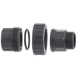 PVC-U Verschraubung Klebemuffe x Aussengewinde