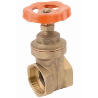 Valvola a saracinesca femmina in ottone 1/2"