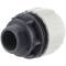 Compression fitting BD FAST with male thread for PoolFlex solvent flexible pipes 50mm x 1 1/2"