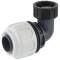 Compression fitting 90° BD FAST with female thread for PoolFlex solvent flexible pipes 50mm x 1 1/2"