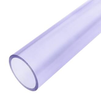PVC-U Rohr transparent 90 x 4,5mm - PN 10 - 40cm Länge