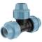 Tee 90° compression fitting, DVGW