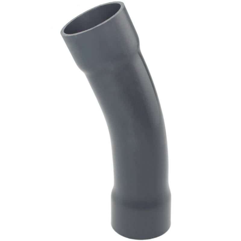 U-PVC f/f solvent bend 22,5, 10 bar