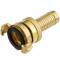 Brass quick bayonet coupling with hose tail - high pressure