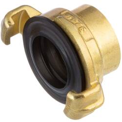 Brass quick bayonet coupling with female thread