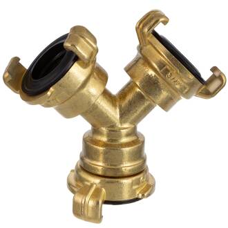 Brass quick bayonet Y-manifold
