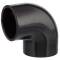 U-PVC black solvent elbow 90° 50mm