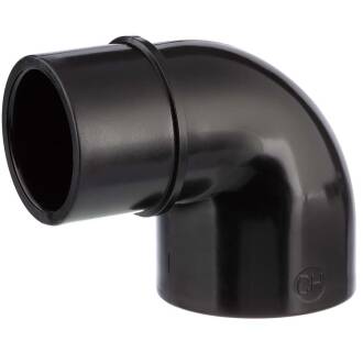 U-PVC black solvent reducing elbow 90°