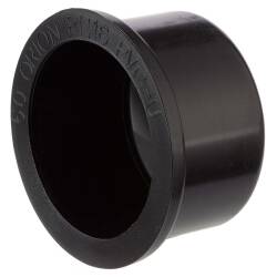 U-PVC black solvent end cap