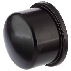 U-PVC black solvent end cap