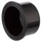 U-PVC black solvent end cap 50mm