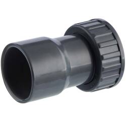 U-PVC 2/3 solvent union with nut