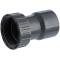 Raccordo a incollare x filetto femmina con ghiera, in PVC-U, 2" x 50mm