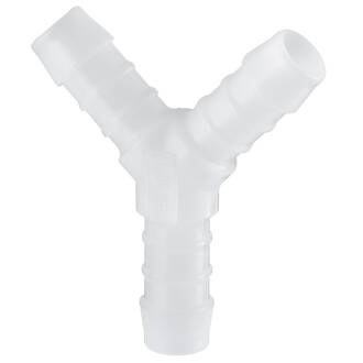 Nylon Y-piece 3-way hose nozzle 10mm