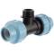 Tee 90° compression fitting x male thread, DVGW