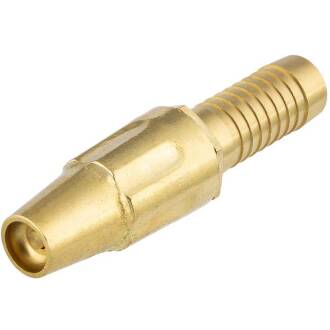Brass nozzle with hose tail 1/2"