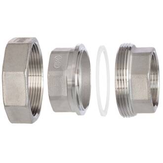 Giunto A 3 Pezzi A Saldare A Tasca 1''1/4 Inox Aisi 316 - Foto 3