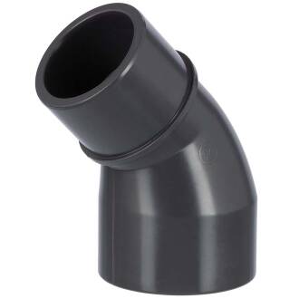 U-PVC solvent reducing elbow 45° f/m