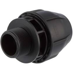 PP &Uuml;bergangsnippel Klemme x Aussengewinde