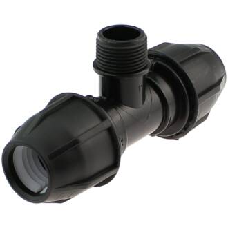 Tee 90° compression fitting x male thread