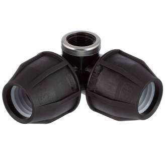 Compression fitting Y PopUp x side A2 ss reinforced female thread