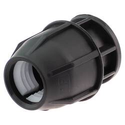 End cap compression fitting